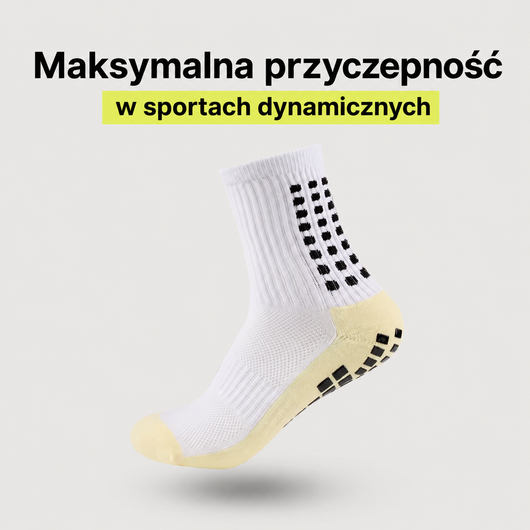 MAVIX  4 Pary GripSocks Skarpety Anty-Poślizgowe