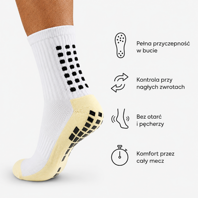 MAVIX  4 Pary GripSocks Skarpety Anty-Poślizgowe